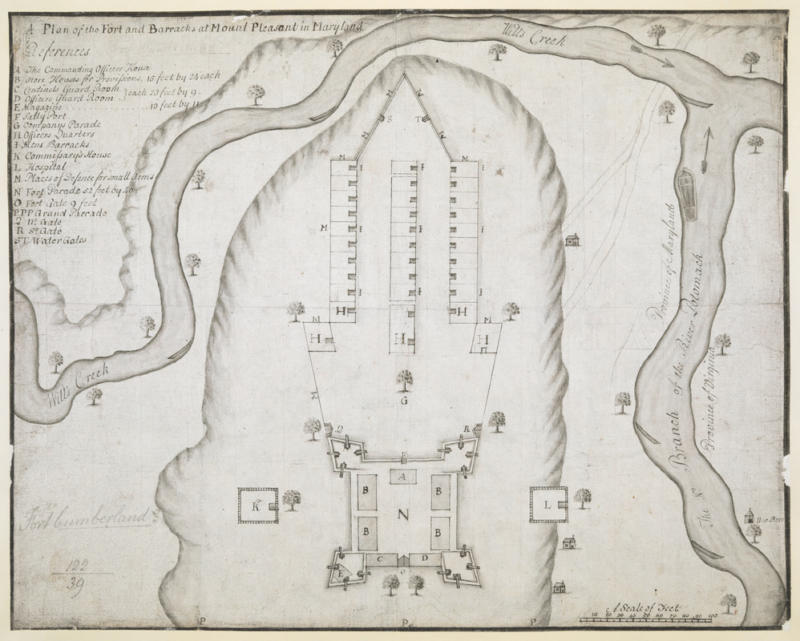 Plan of Fort Cumberland