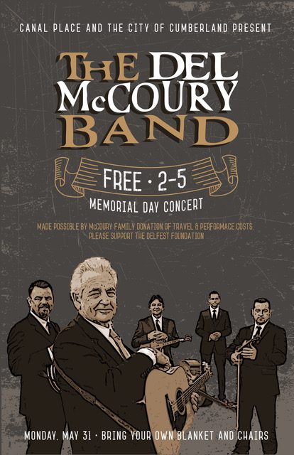 A poster for the del mccoy band.