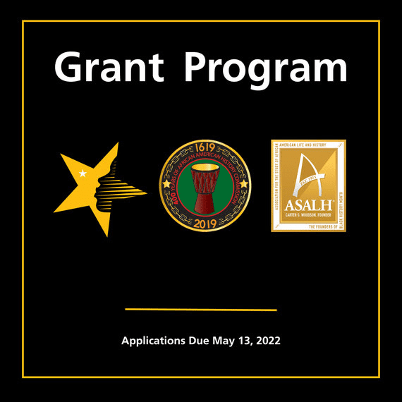 A black and yellow cover of the grant program.